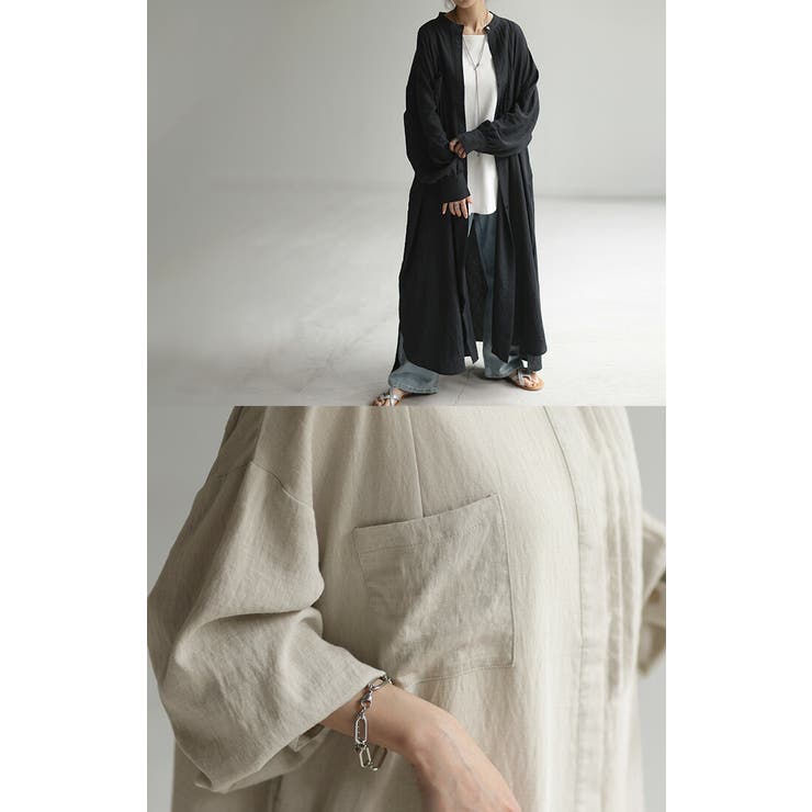 ワンピース ロング 麻混 | HUG.U | 詳細画像16 