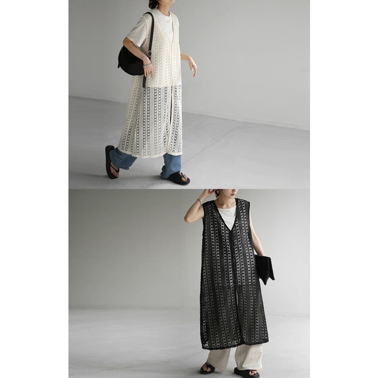 ジレ ベスト ロング | HUG.U | 詳細画像18 