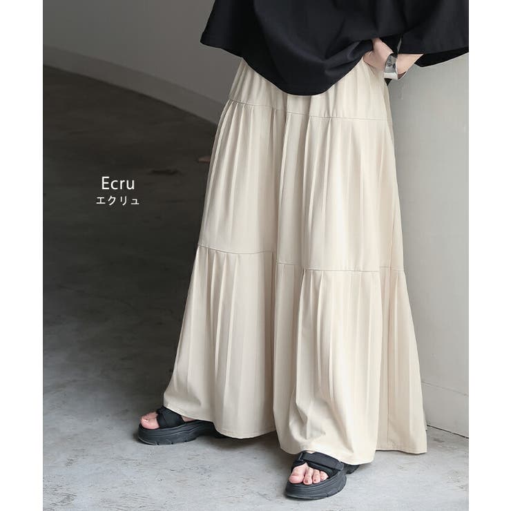 スカート ロング ティアード | HUG.U | 詳細画像12 