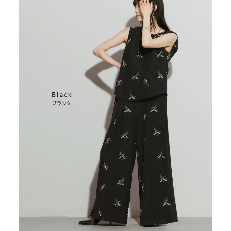 セットアップ パンツ 刺繍 | HUG.U | 詳細画像14 