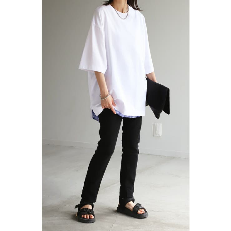 Tシャツ 接触冷感 ロング[品番：HHHW0004325]｜HUG.U（ハグユー）のレディースファッション通販｜SHOPLIST（ショップリスト）