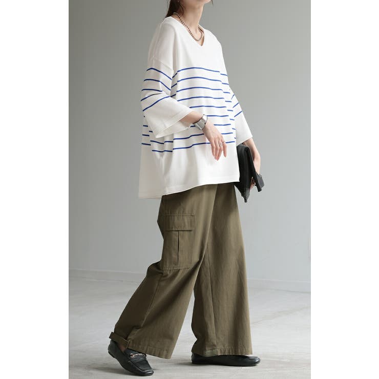 サマーニット Vネック ひんやり | HUG.U | 詳細画像9 