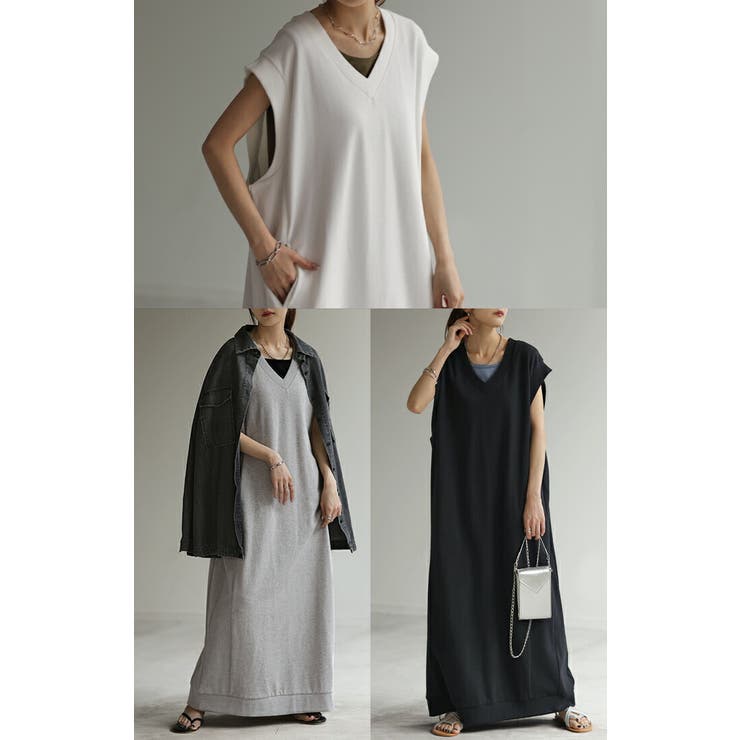 ワンピース スウェット ロング | HUG.U | 詳細画像4 