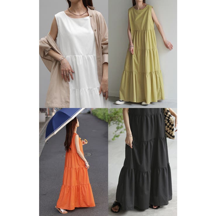 ハグオーワー　DEVEAUXティアードワンピース ハグオーワー DEVEAUXティアードワンピース