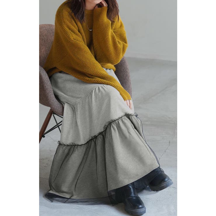 スカート スウェット チュール | HUG.U | 詳細画像19 