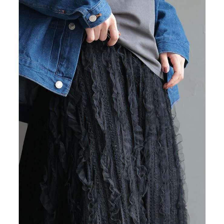 スカート ロング チュール | HUG.U | 詳細画像16 