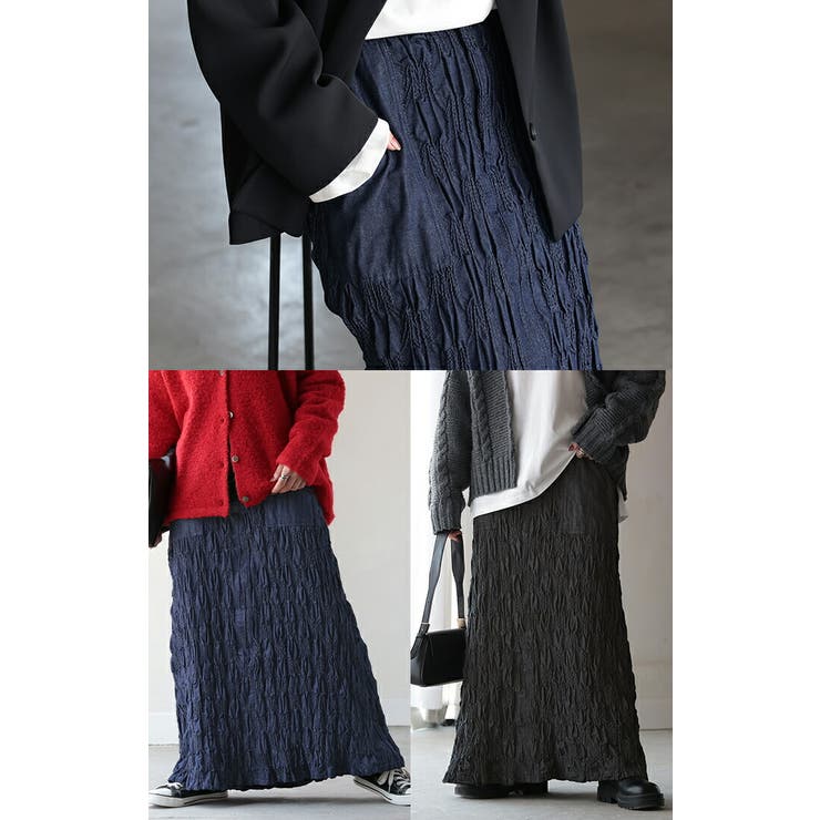 スカート デニムスカート ロング | HUG.U | 詳細画像9 