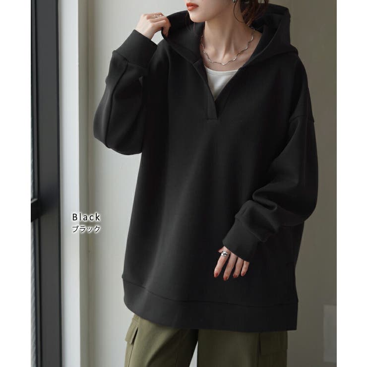 パーカー レディース ニュアンスカラー[品番：HHHW0004398]｜HUG