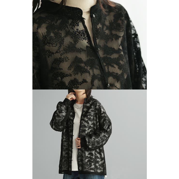 シャツ レース シアー | HUG.U | 詳細画像9 