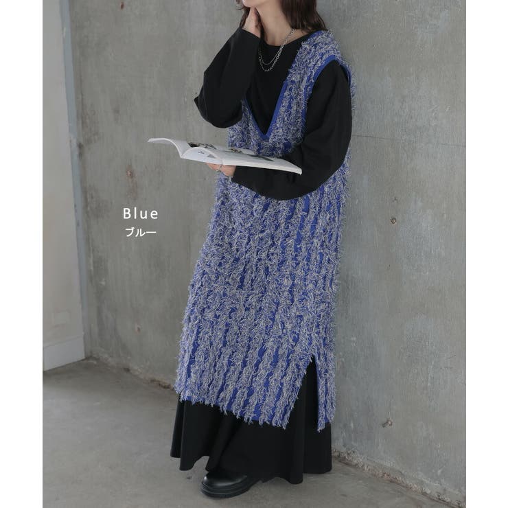 ワンピース フリンジ レイヤード | HUG.U | 詳細画像13 