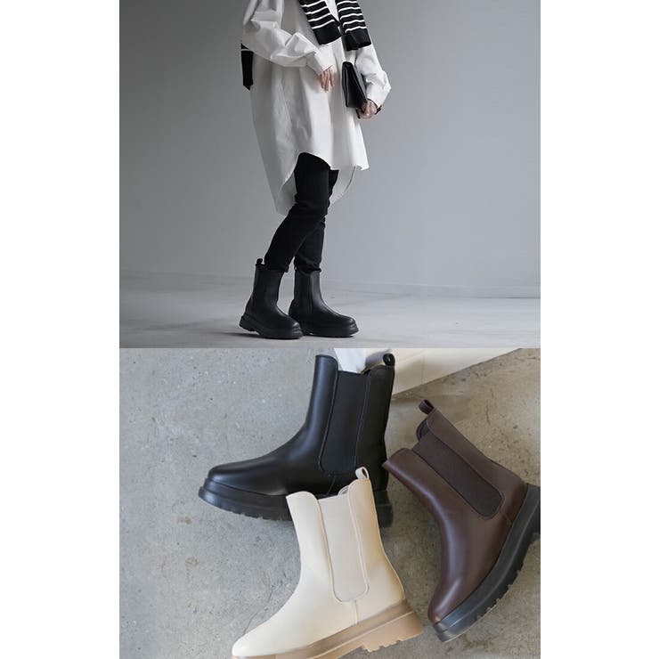 ブーツ フロントジップ レディース | HUG.U | 詳細画像12 