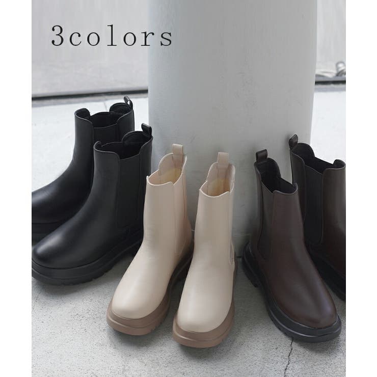 ブーツ フロントジップ レディース | HUG.U | 詳細画像8 