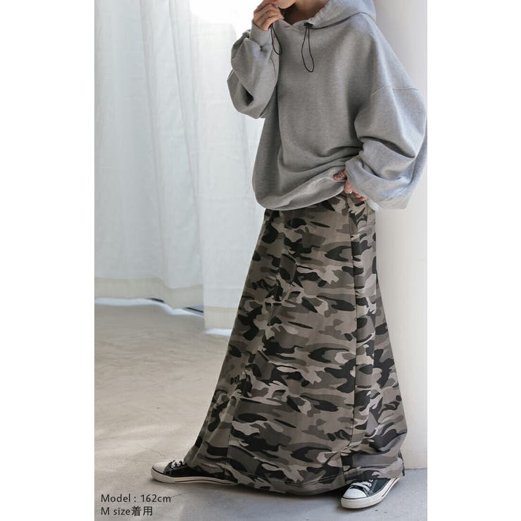 スカート 迷彩 ロング | HUG.U | 詳細画像16 