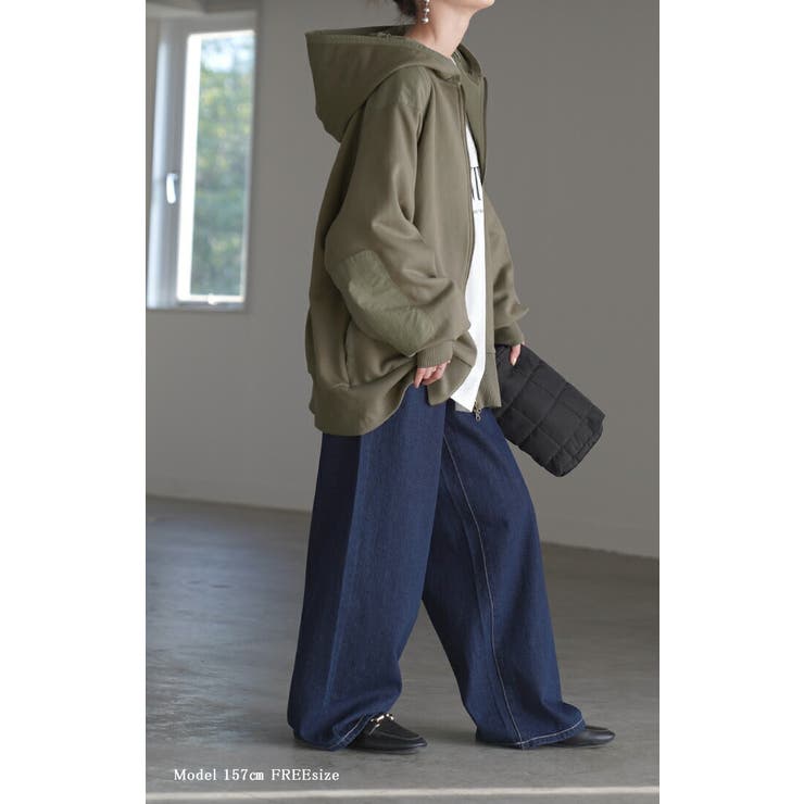 パーカー レディース アウター | HUG.U | 詳細画像8 