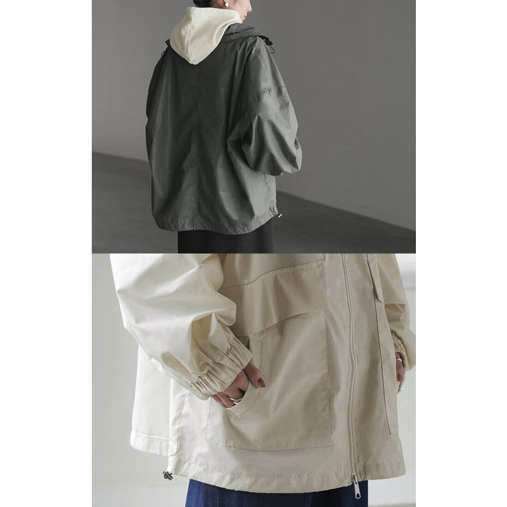 アウター レディース ハイネック | HUG.U | 詳細画像8 