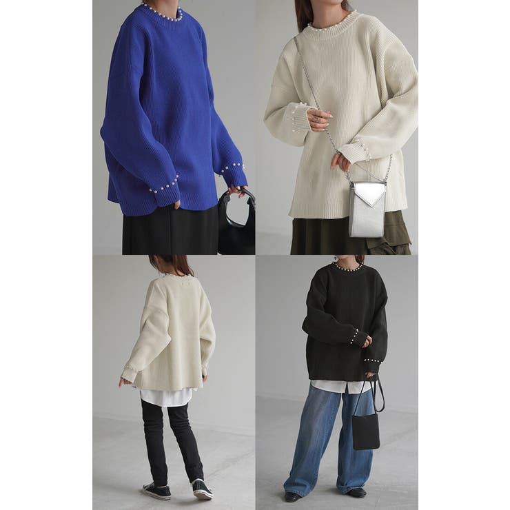 ニット パール ロング | HUG.U | 詳細画像17 