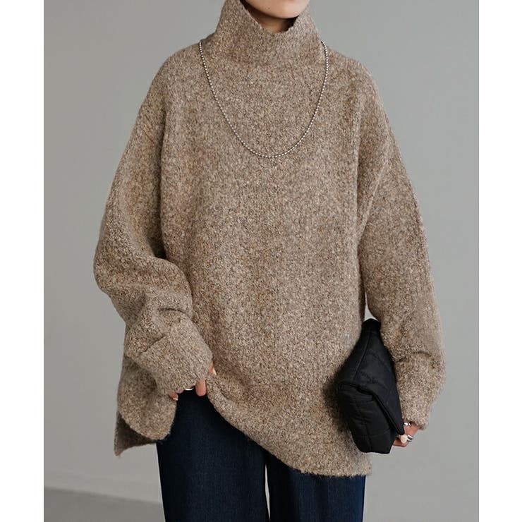 ニット ロング セーター[品番：HHHW0004480]｜HUG.U（ハグユー）のレディースファッション通販｜SHOPLIST（ショップリスト）