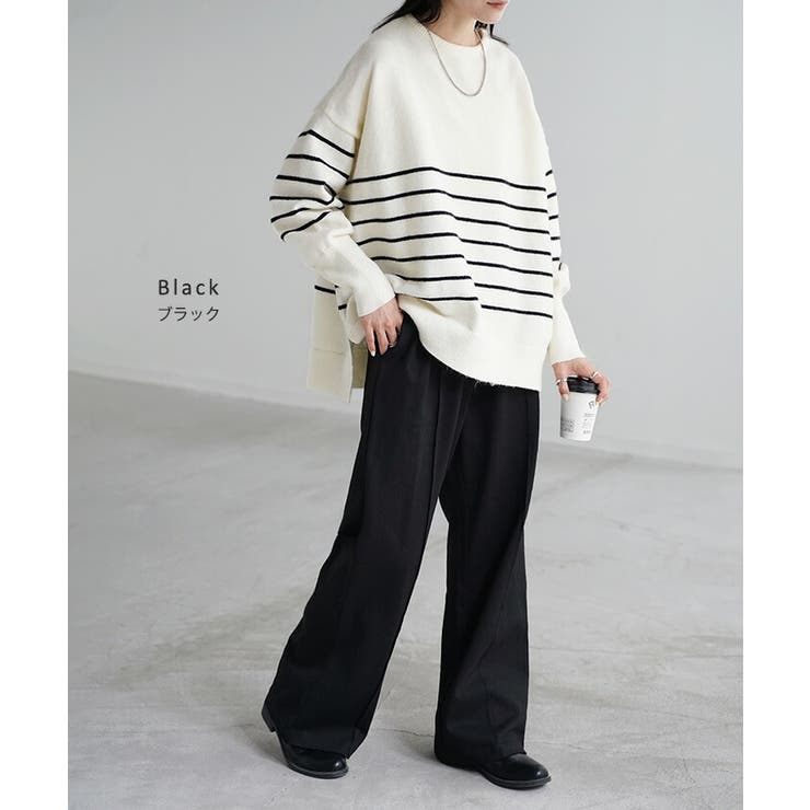 パンツ ワイド センターライン | HUG.U | 詳細画像15 