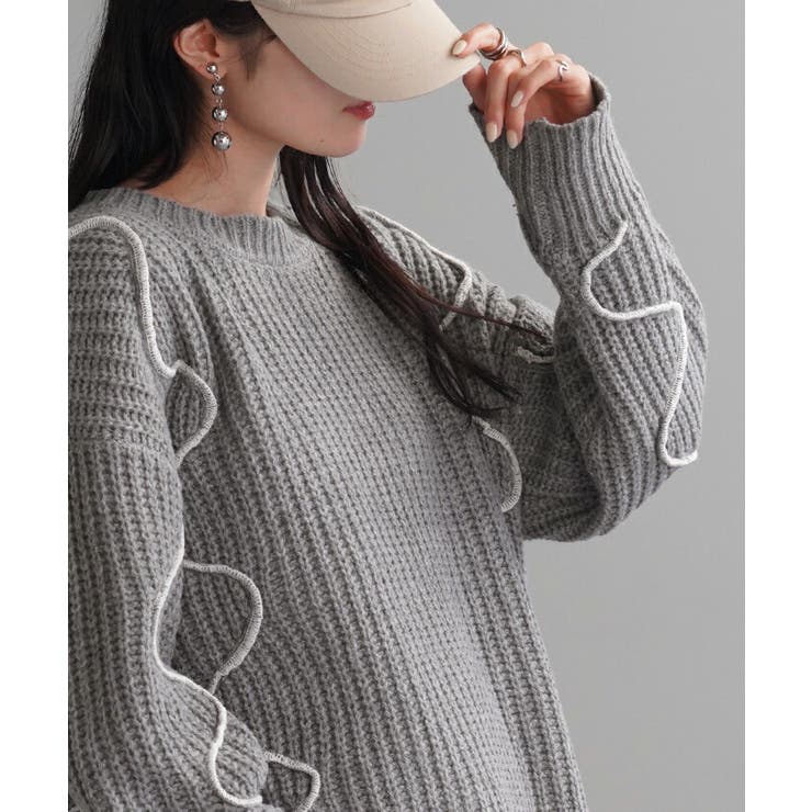 ニット ざっくり チュニック | HUG.U | 詳細画像11 