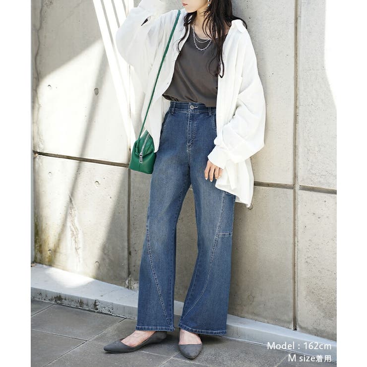 パンツ デニム フレアパンツ | HUG.U | 詳細画像18 