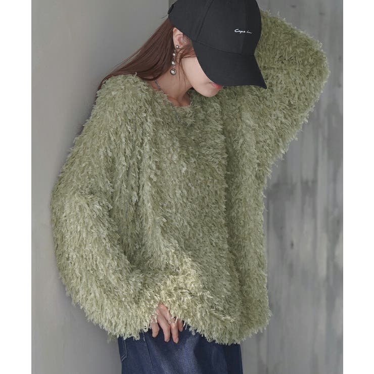 ニット シャギー レディース | HUG.U | 詳細画像2 