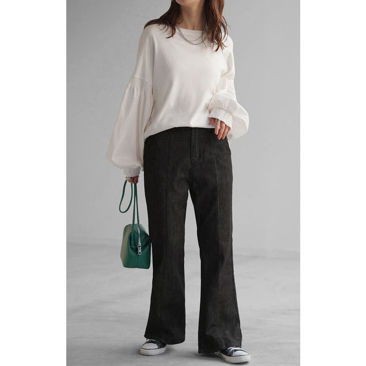 パンツ デニム フレア | HUG.U | 詳細画像15 