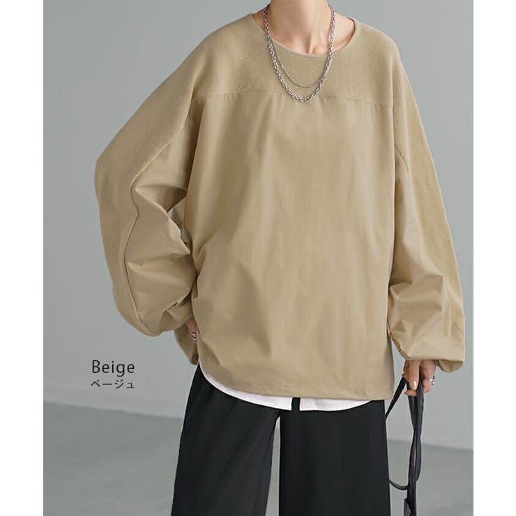 トップス 異素材 ニット | HUG.U | 詳細画像11 