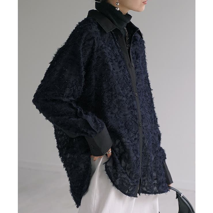 シャツ ジャガード シアー | HUG.U | 詳細画像5 