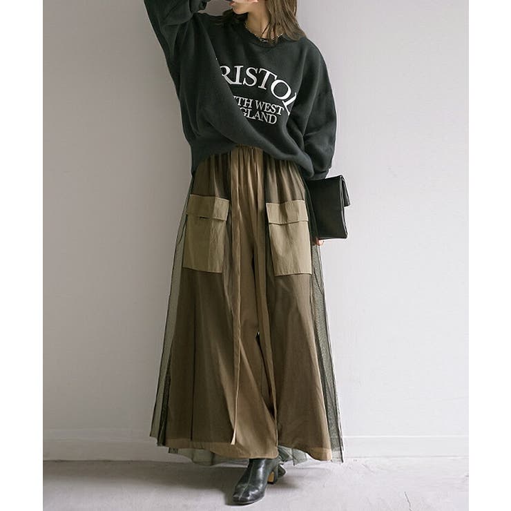 パンツ スカーチョ ワイドパンツ | HUG.U | 詳細画像9 