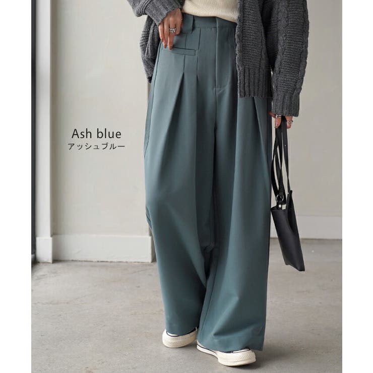 パンツ ワイド ボトムス | HUG.U | 詳細画像12 