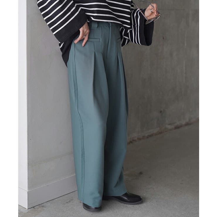 パンツ ワイド ボトムス | HUG.U | 詳細画像18 