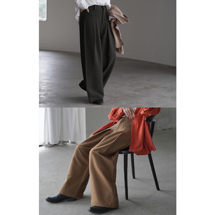 パンツ ワイド ボトムス | HUG.U | 詳細画像8 