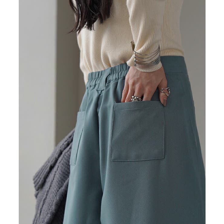 パンツ ワイド ボトムス | HUG.U | 詳細画像9 