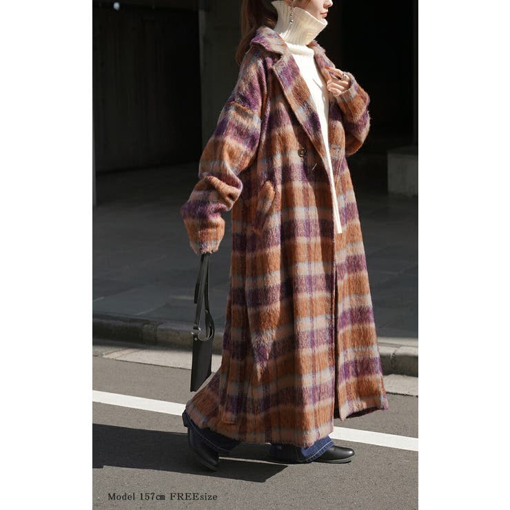 コート チェスターコート シャギー | HUG.U | 詳細画像4 