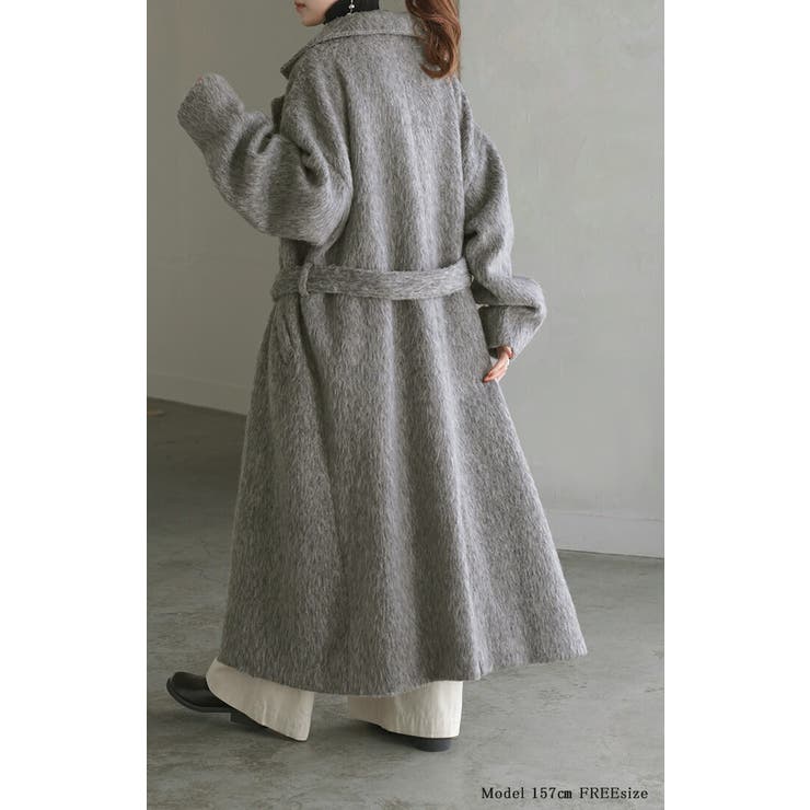 コート チェスターコート シャギー | HUG.U | 詳細画像9 