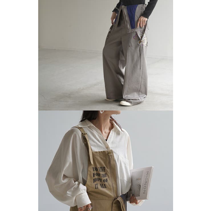 サロペット 綿100％ プリント | HUG.U | 詳細画像10 