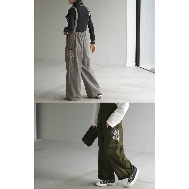 サロペット 綿100％ プリント | HUG.U | 詳細画像20 