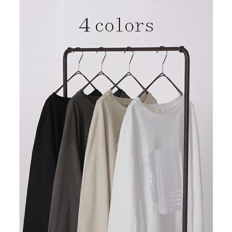 ロンT プリント ロング | HUG.U | 詳細画像10 