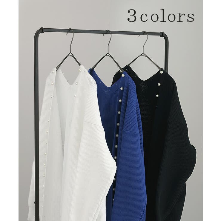 カーディガン 大粒 パール | HUG.U | 詳細画像11 