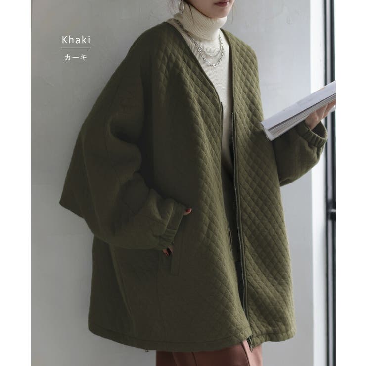 ジャケット キルティング ドルマン | HUG.U | 詳細画像15 