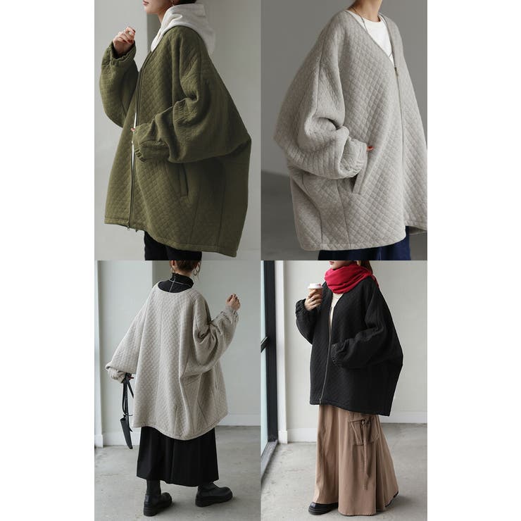 ジャケット キルティング ドルマン | HUG.U | 詳細画像16 