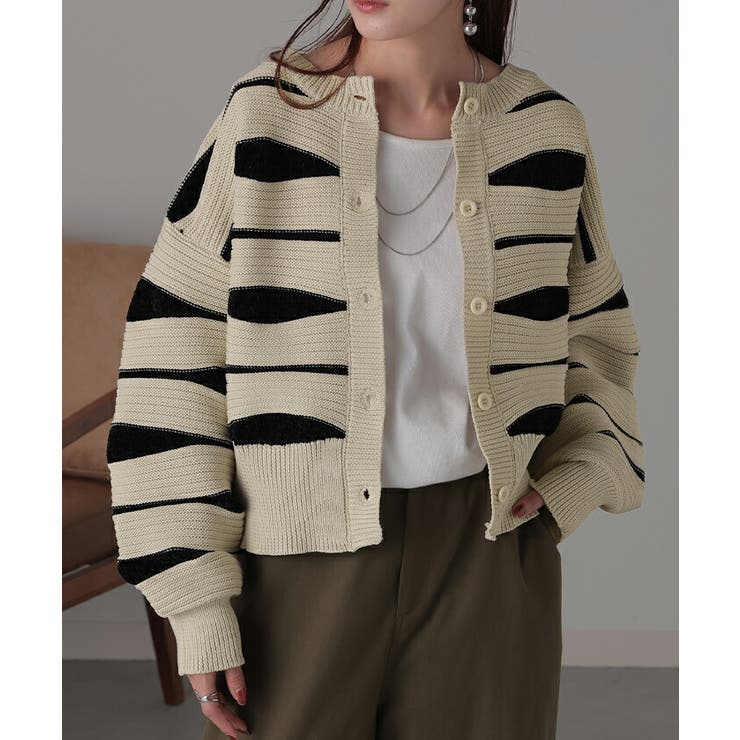 カーディガン ニット トップス | HUG.U | 詳細画像2 