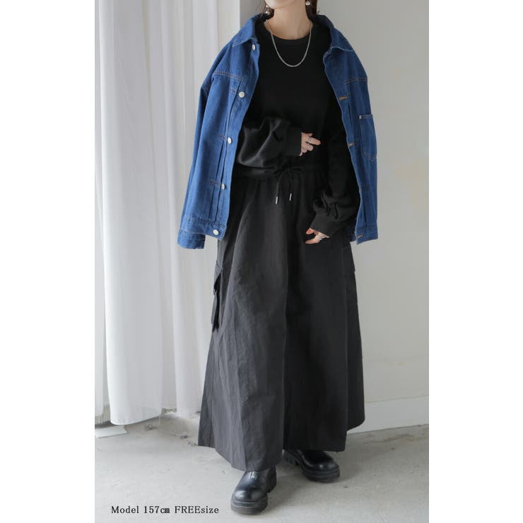 ワンピース 異素材 ドッキング | HUG.U | 詳細画像4 