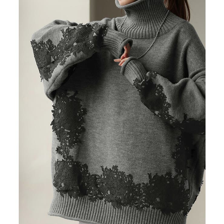 ニット レース タートル | HUG.U | 詳細画像16 