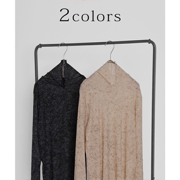 シアートップス レイヤード ラメ | HUG.U | 詳細画像8 