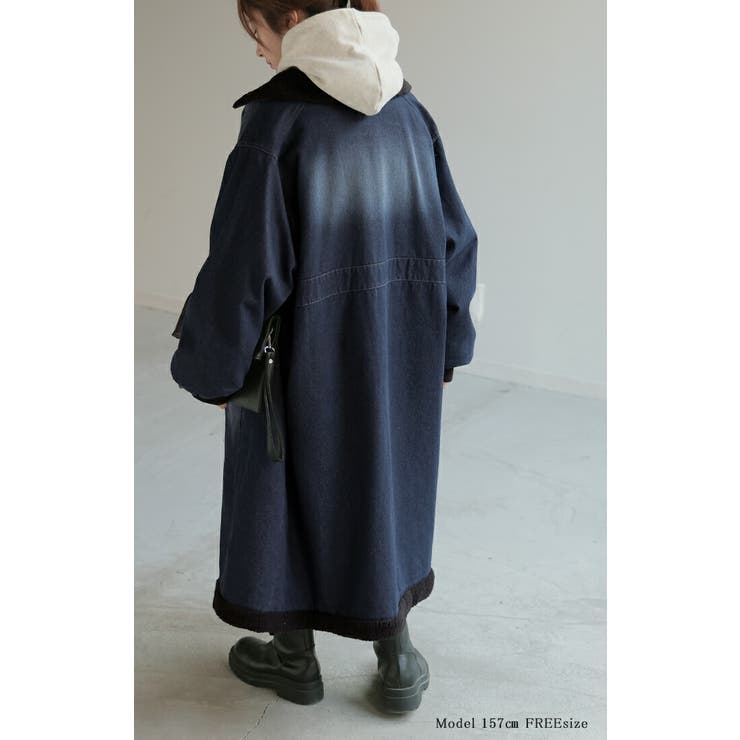 コート デニム 裏[品番：HHHW0004713]｜HUG.U（ハグユー）のレディースファッション通販｜SHOPLIST（ショップリスト）