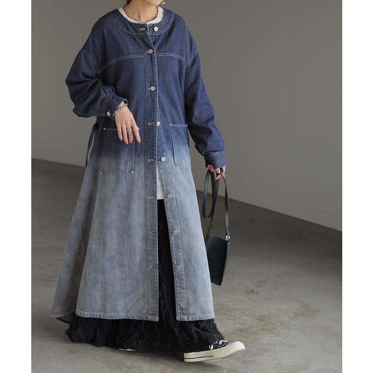 ワンピース デニム シャツ | HUG.U | 詳細画像11 