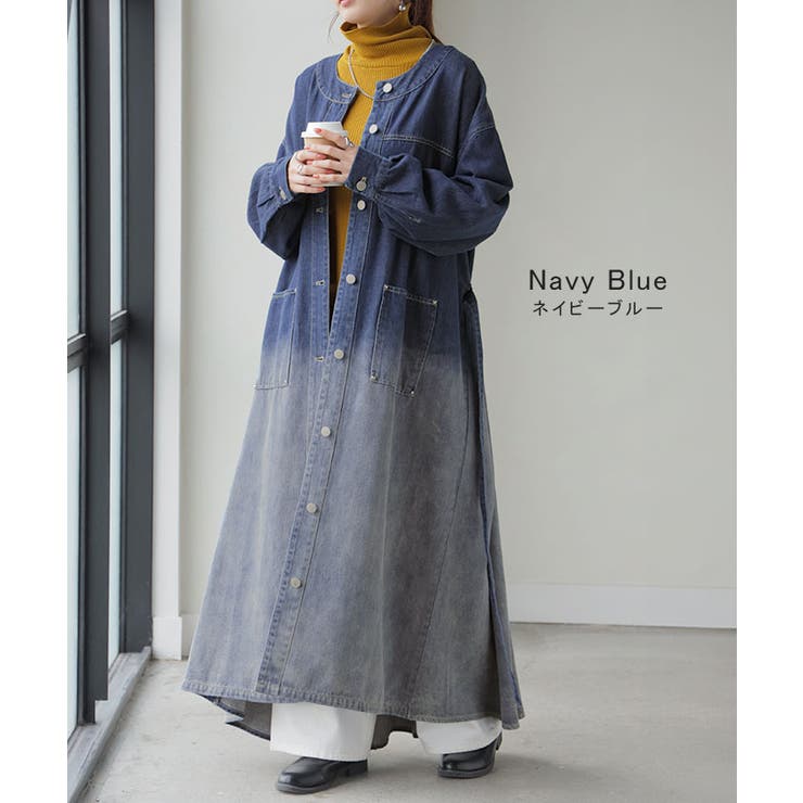 ワンピース デニム シャツ | HUG.U | 詳細画像16 