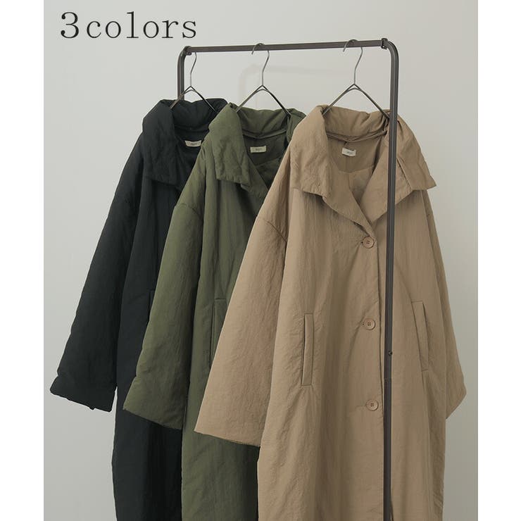 アウター 中綿 ロングコート | HUG.U | 詳細画像11 