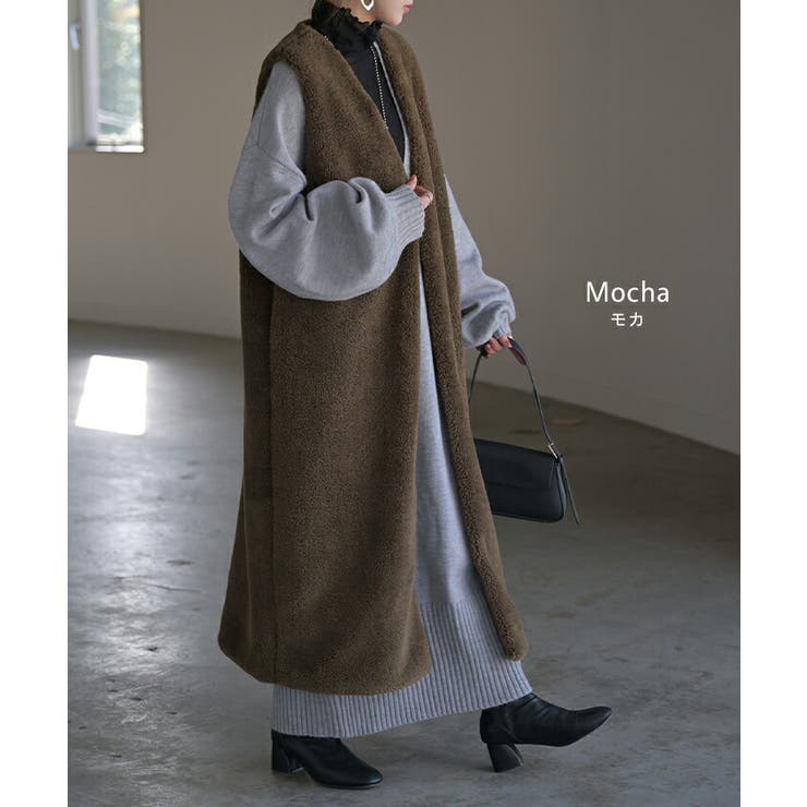 ベスト ジレ ファー | HUG.U | 詳細画像14 